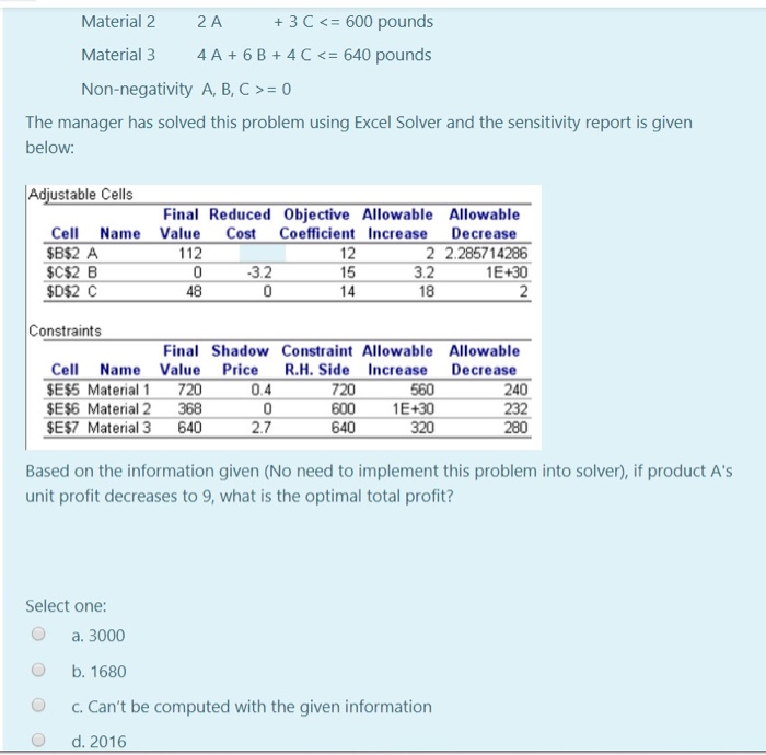 Question 18 Not yet answered Points out of 1.00 P