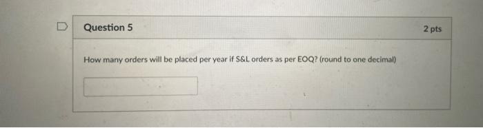 use info from one to answer number 5, please
