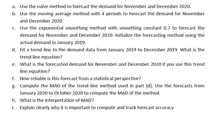 Please show all work using Excel and follow what