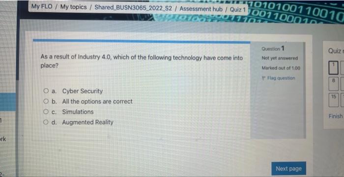 a. Cyber Security b. All the options are correct