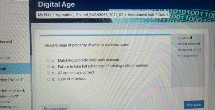a. Cyber Security b. All the options are correct
