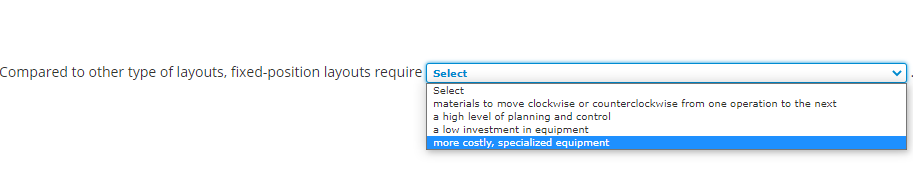 Compared to other type of layouts, fixed-position