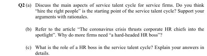 REFER TO THE ARTICLE WHEN ANSWERING THE QUESTION