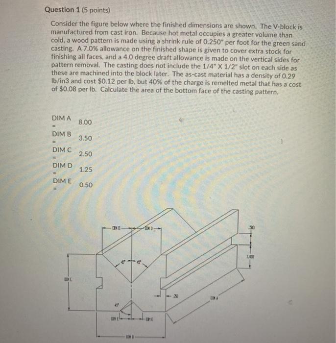 Question 1 (5 points) Consider the figure below