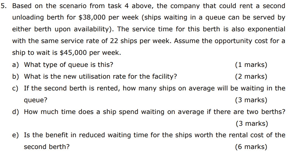 Need help with Q5, thanks. 5. Based on the