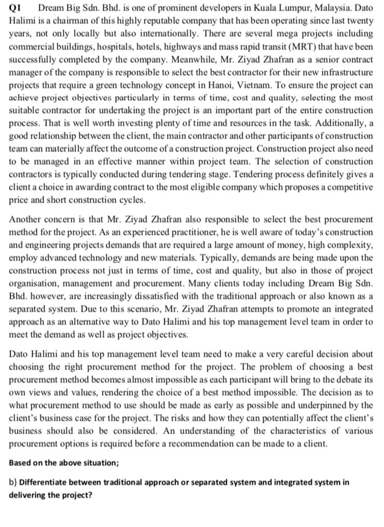 Differentiate between traditional approach or