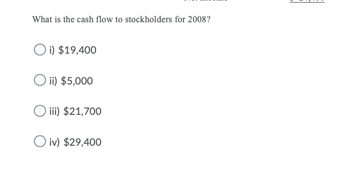 Balance Sheet 2007 2008 2007 2008 $ 1,700 $ 1,600