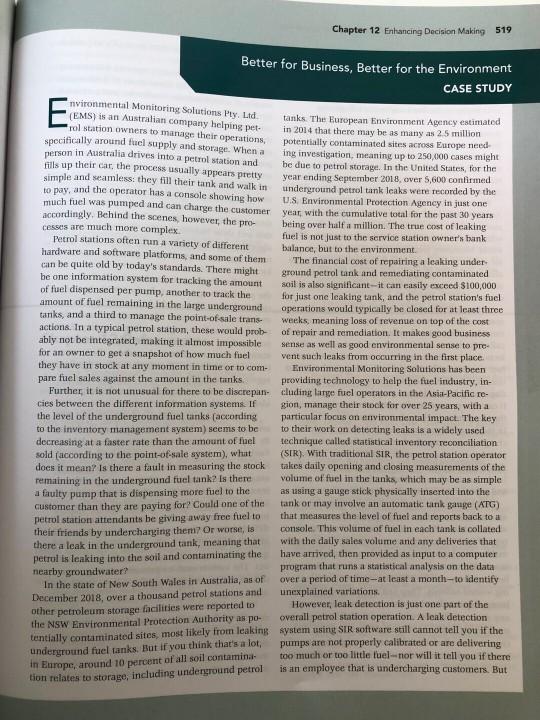 please solve all questions Chapter 12 Enhancing