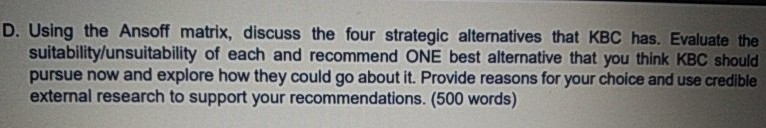 Please help with Marketing Your task:-