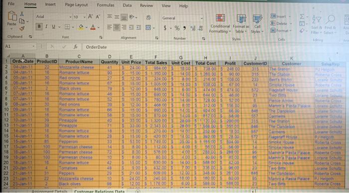 Please help with excel steps, I will thumbs up.