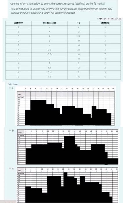 Use the information below to select the correct