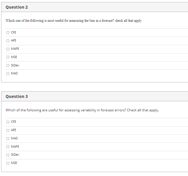 Question 2 Which one of the following is most