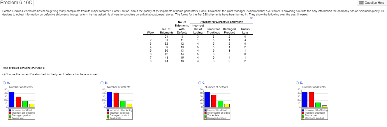 Problem 6.16C Question Help Boston Electric