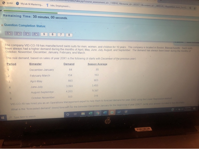 if you could include the slope b and intercept a