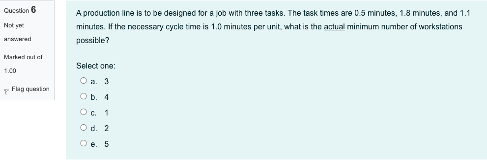 Question 1 Not yet If a manager would like to