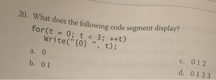 Review Questions 14. A while loop is an example