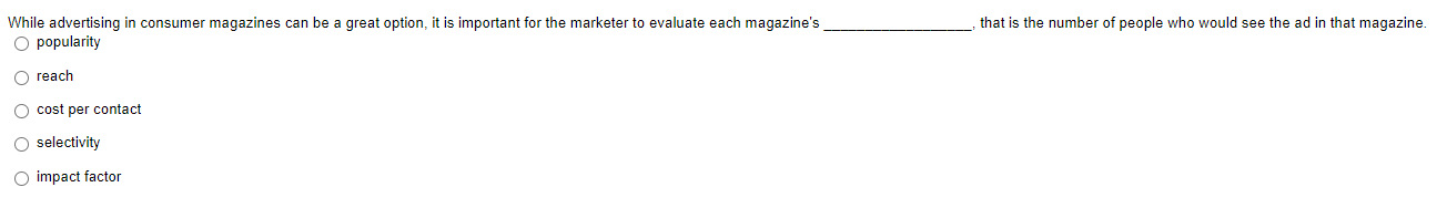 While advertising in consumer magazines can be a