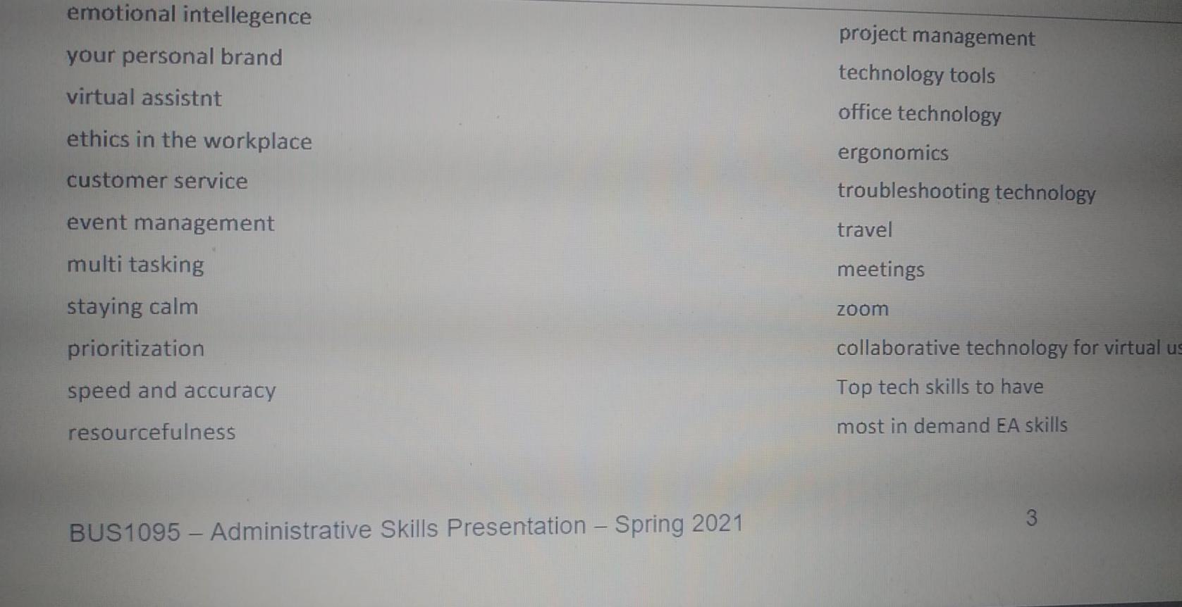 Assignment Instructions: When securing a role