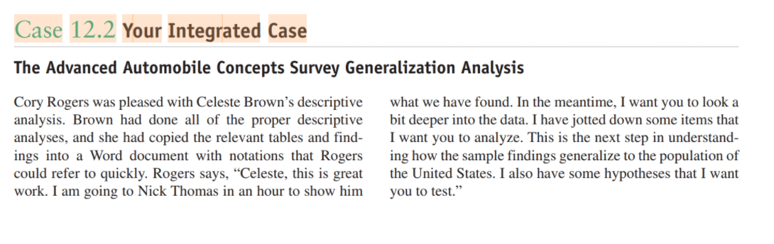 After reading Chapters 11 and 12, read Case 11.2