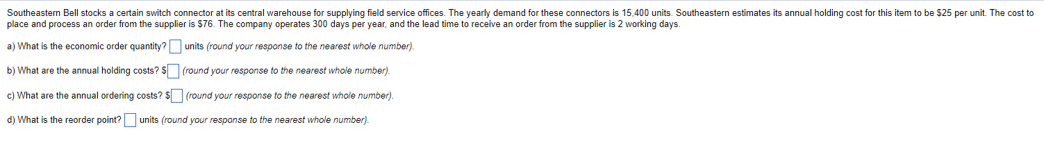 Southeastern Bell stocks certain switch connector