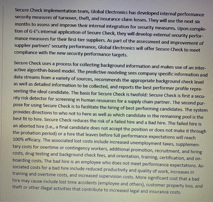 Managing Supply Chain Security Warehouse Security