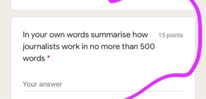 In your own words summarise how 15 points