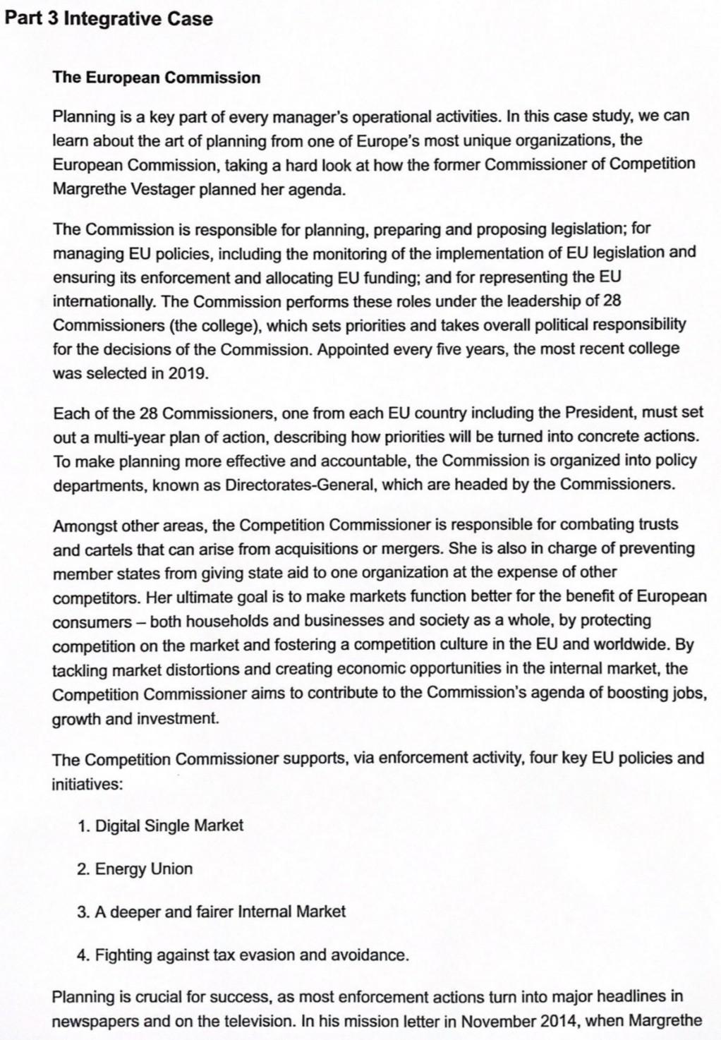 Intergrative Case Part 3 Integrative Case The