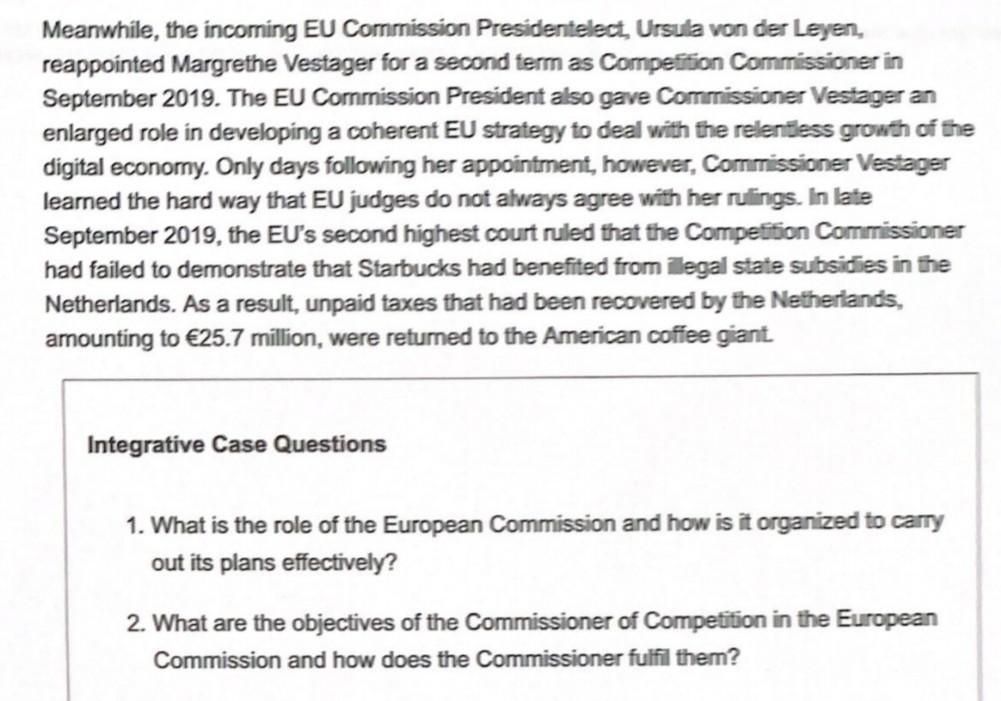 Intergrative Case Part 3 Integrative Case The