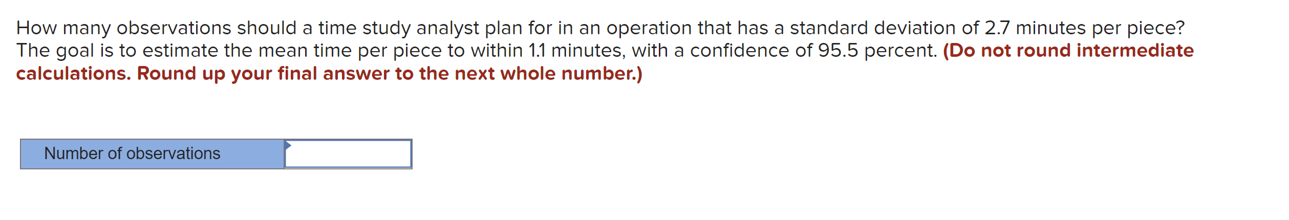 undefined How many observations should a time