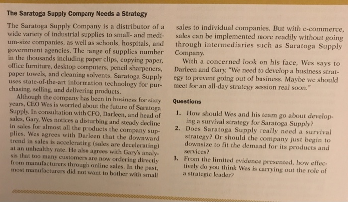 Based on the information provided in Leadership