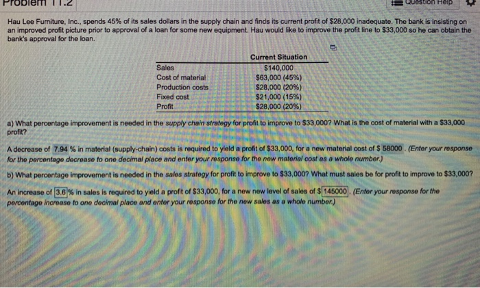 i need help with B Problem Question Help Hau Lee