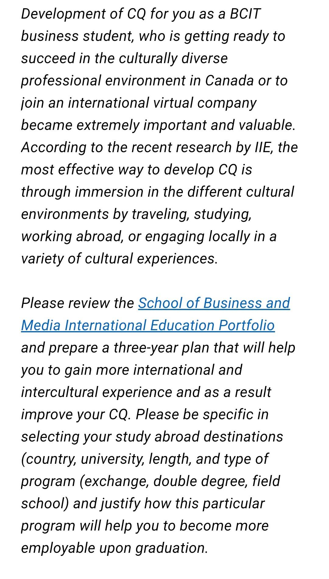 Week 5 - Global Management Must post first. "As