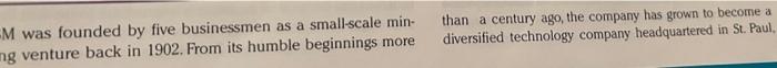 -M was founded by five businessmen as a