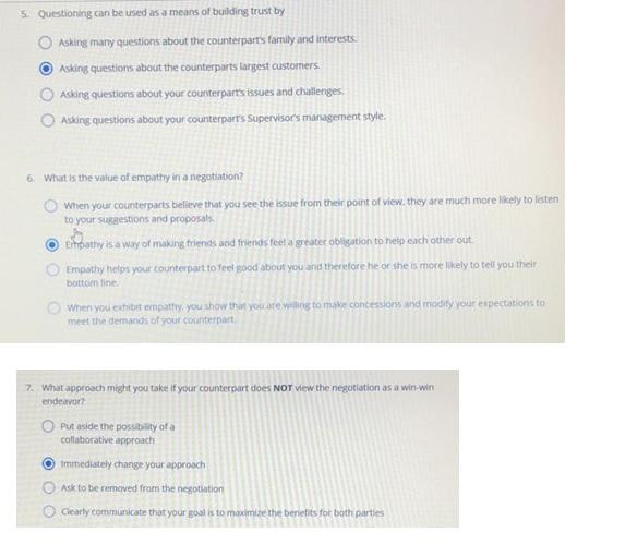 5 Questioning can be used as a means of building