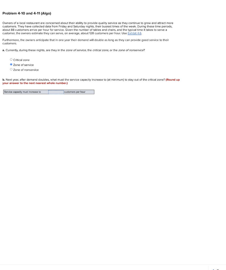 Problem 4-10 and 4-11 (Algo) Owners of a local