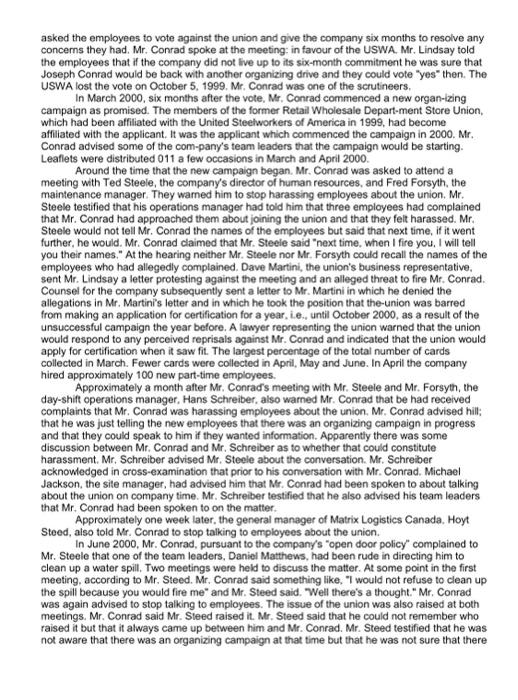 Please only answer question one, Thanks Case