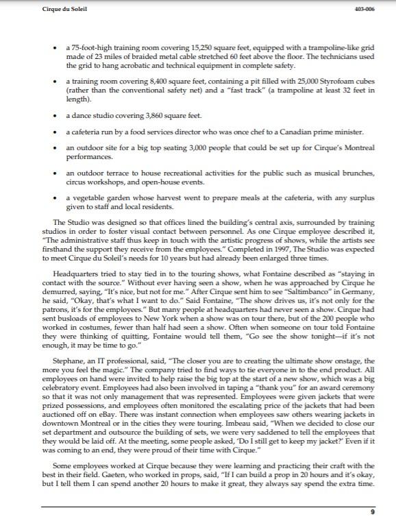 5. What are the risks associated with Cirque's