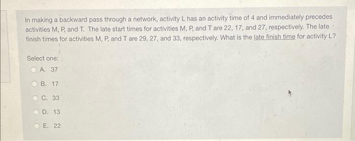 In making a backward pass through a network,