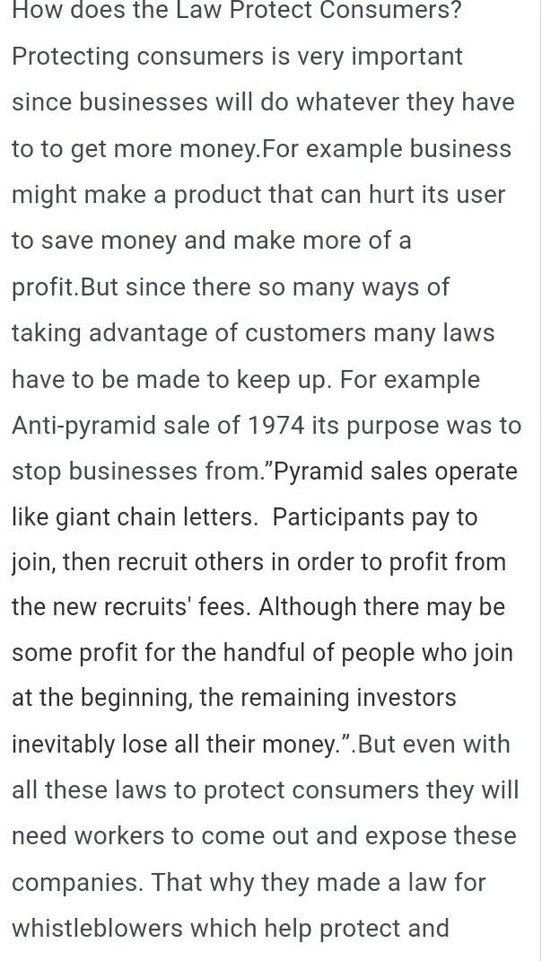 Reply to this. with Reference How does the Law