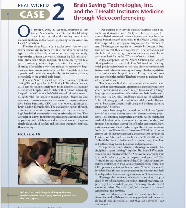 case study: queations 1. From the perspective of