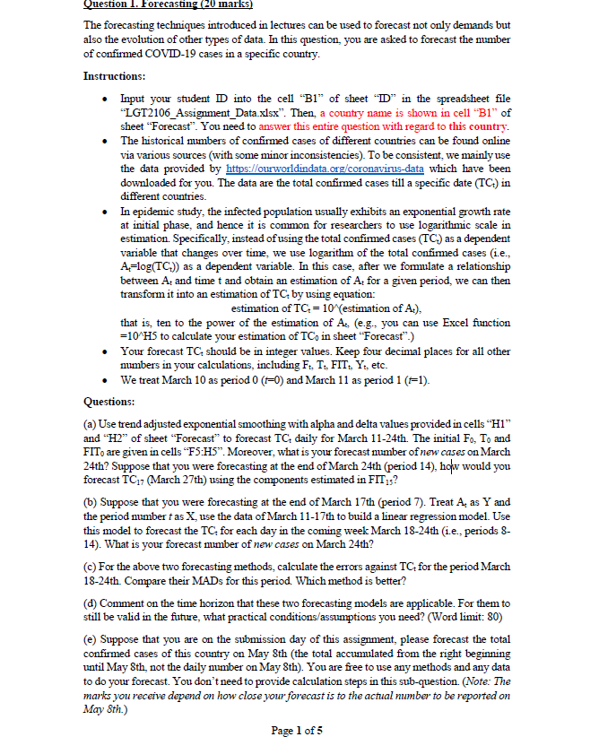 the data is given by this Exel. For 1E, the