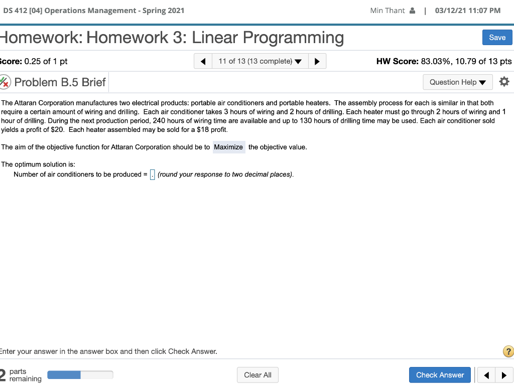 DS 412 [04] Operations Management - Spring 2021