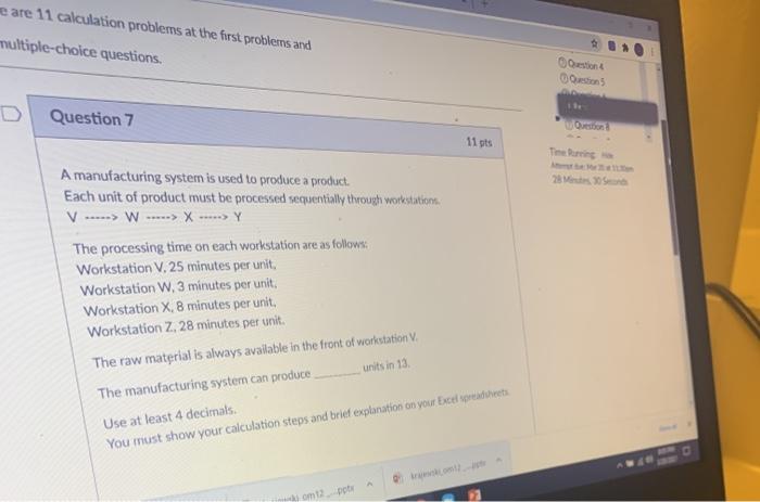e are 11 calculation problems at the first