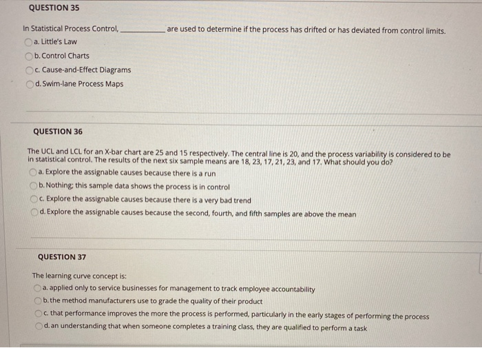 please answer all 3! QUESTION 35 are used to