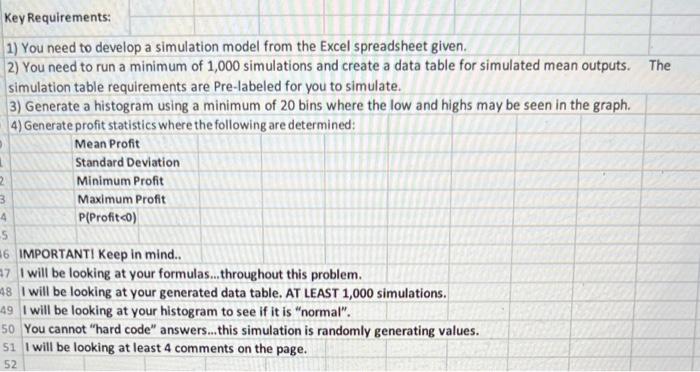 Simulation Instructions for Exam 3B Version B The