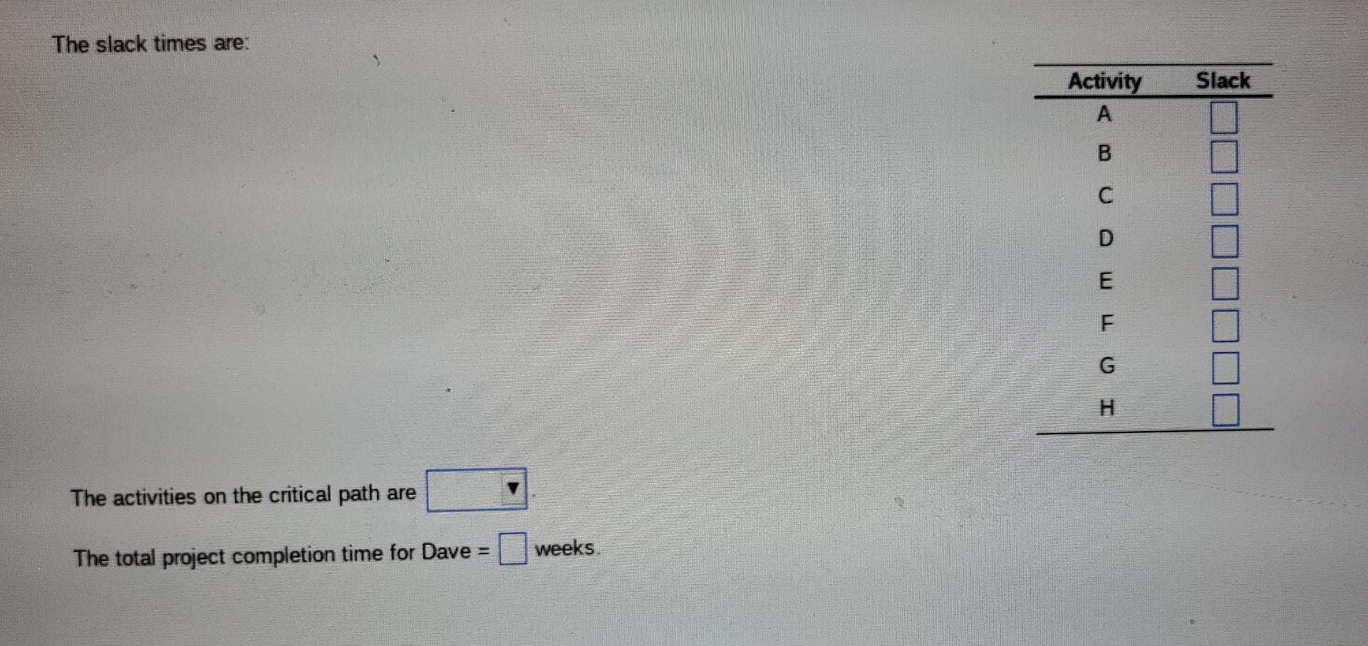 E Homework: Homework: Chapter 3 Dave's earliest