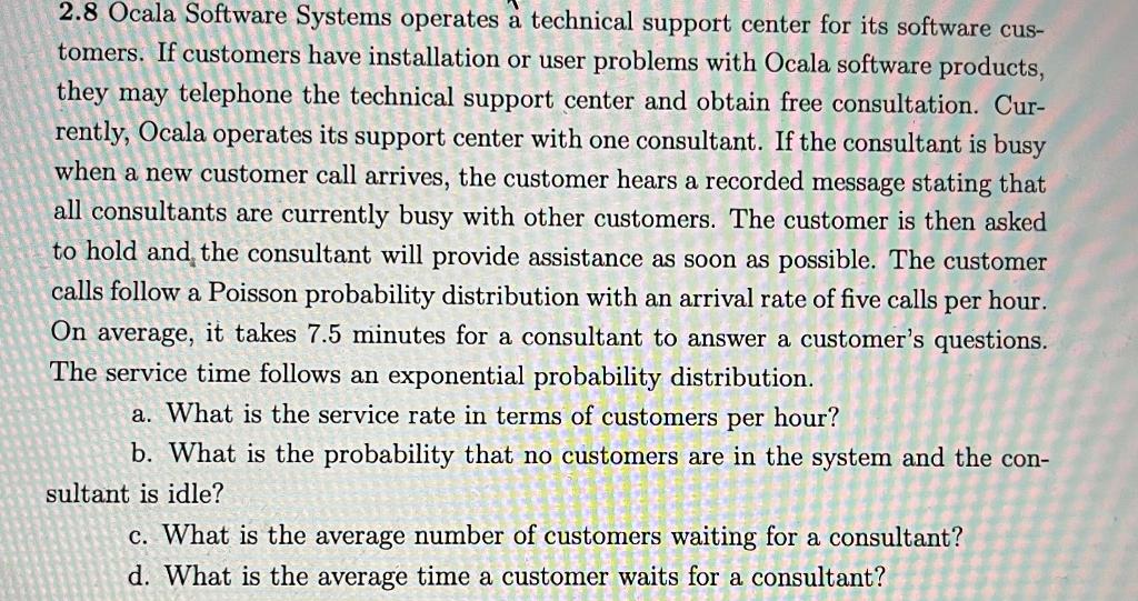 a 2.8 Ocala Software Systems operates technical