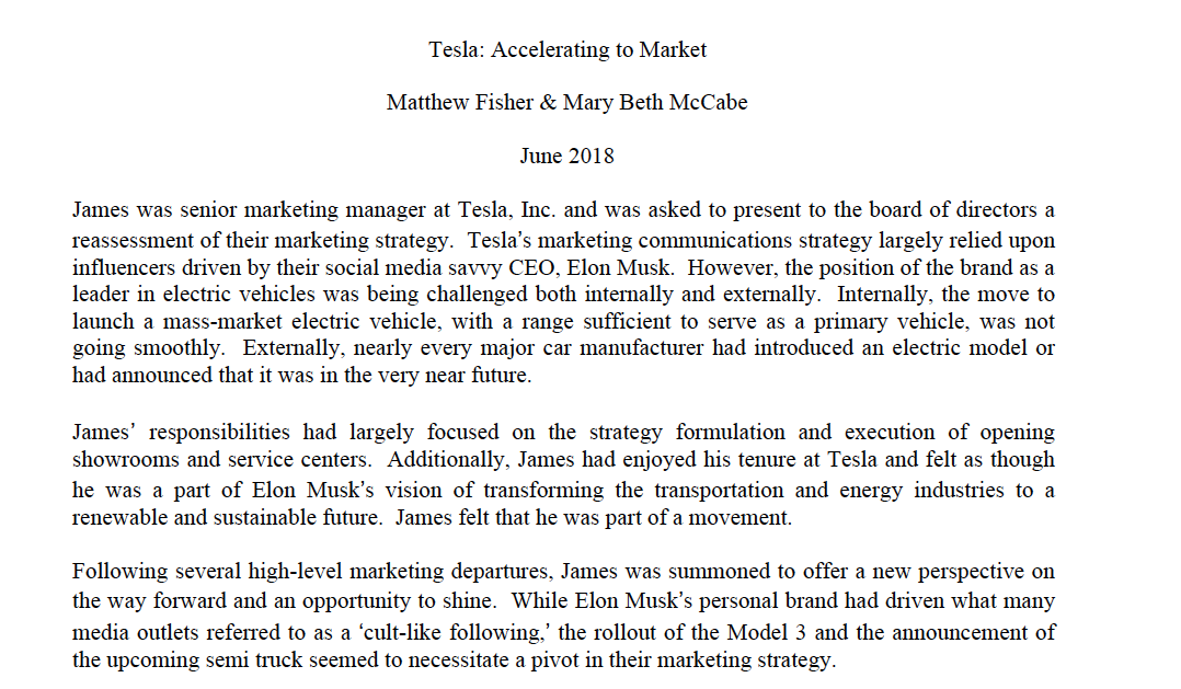 Is the tight association of Elon Musk to Tesla
