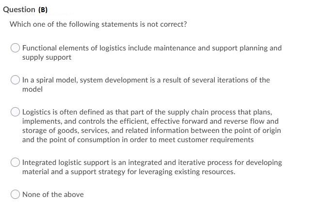 Question System feasibility analysis considers