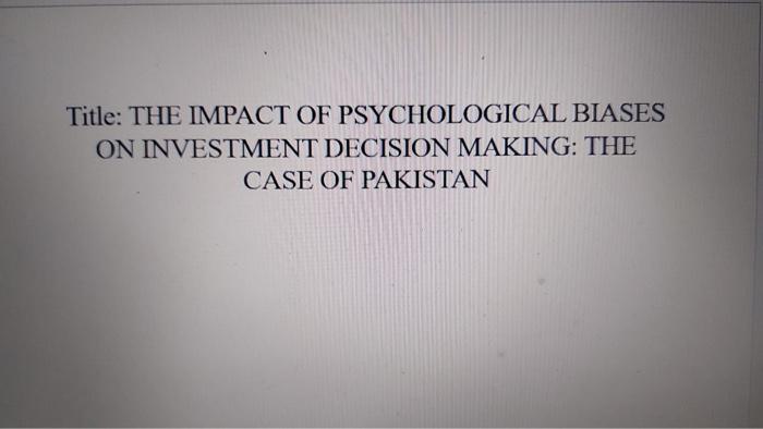 give a theoratical framework with proper